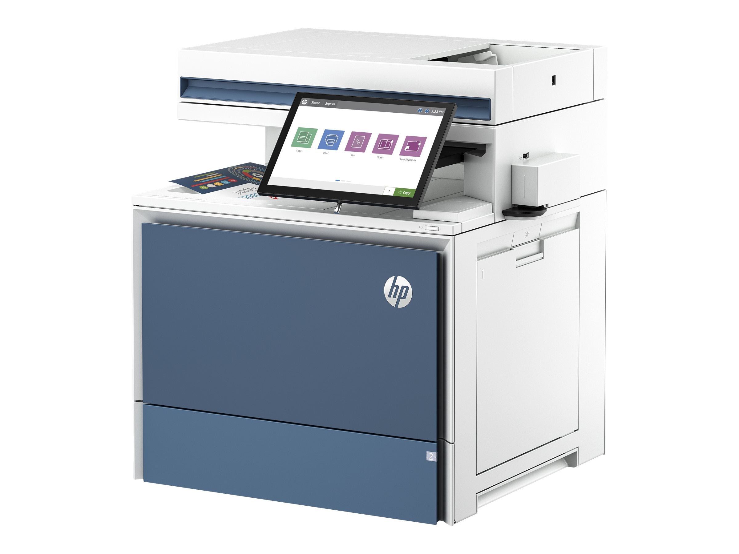 HP LaserJet Enterprise Flow MFP 5800zf MFP colour laser A4 43ppm Copy 43ppm Print 650sheets LAN imprimante laser multifonction