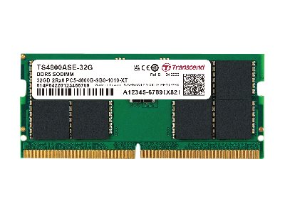 TRANSCEND 8Go JM DDR5 4800 SO-DIMM 1Rx16 1Gx16 CL40 1.1V