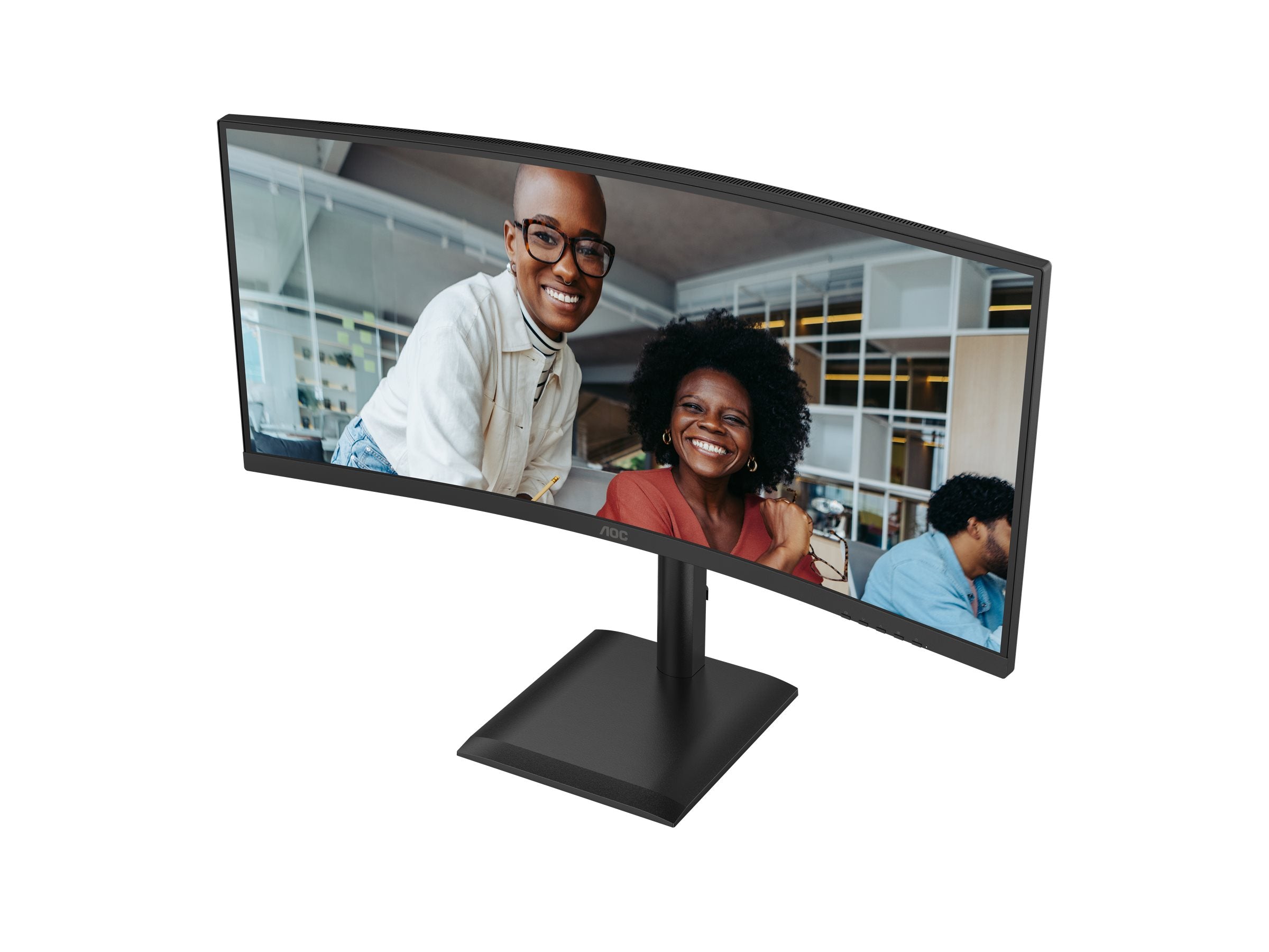 AOC CU34E4CV - Écran incurvé - 34i - 3440 x 1440 UWQHD 120 Hz - VA - 3500:1 - HDR10 - 4 ms - 2xHDMI DP USB-C -HP- GAR 5 ans