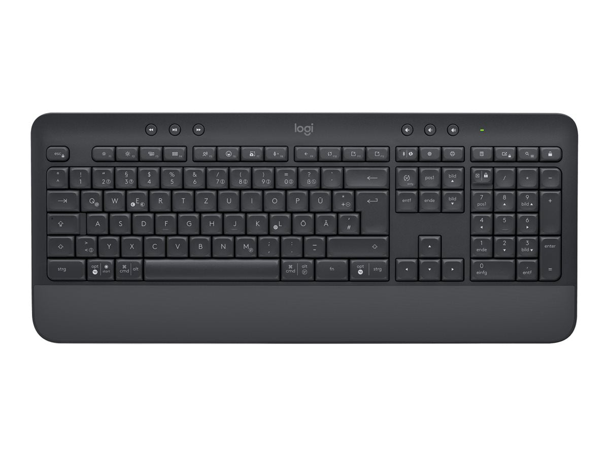 Logitech Signature K650 clavier Bureau Bluetooth QWERTZ Allemand Graphite