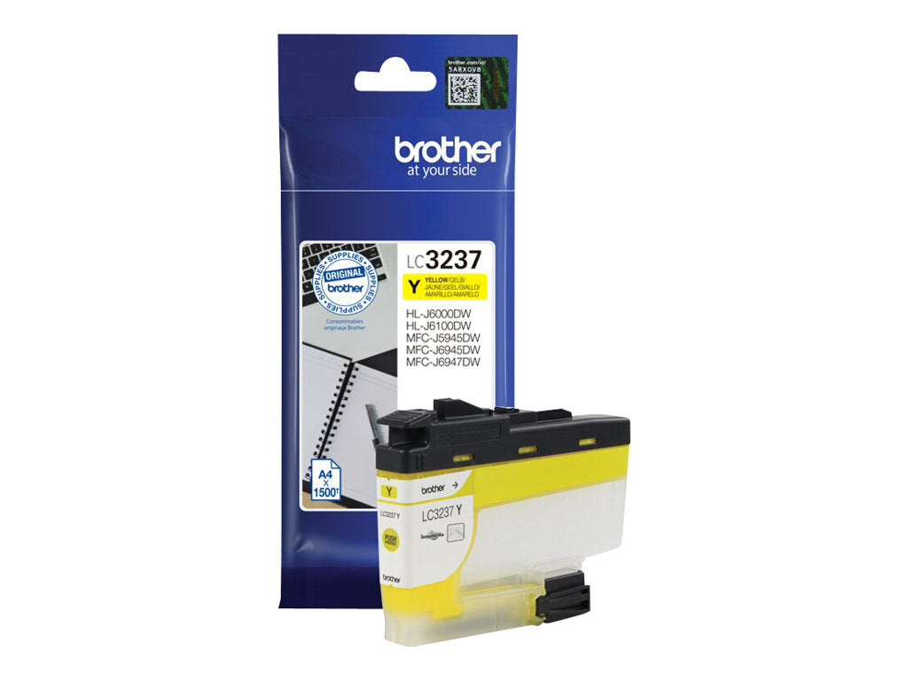 BROTHER LC-3237Y Yellow Ink 1500 pages