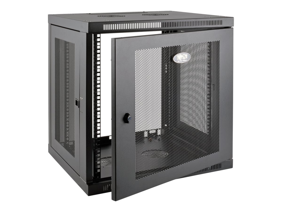 EATON TRIPPLITE 12U Wall Mount Rack Enclosure Server Cabinet Low Profile Deep Rack cabinet wall mountable Black 12U 19