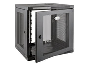 EATON TRIPPLITE 12U Wall Mount Rack Enclosure Server Cabinet Low Profile Deep Rack cabinet wall mountable Black 12U 19
