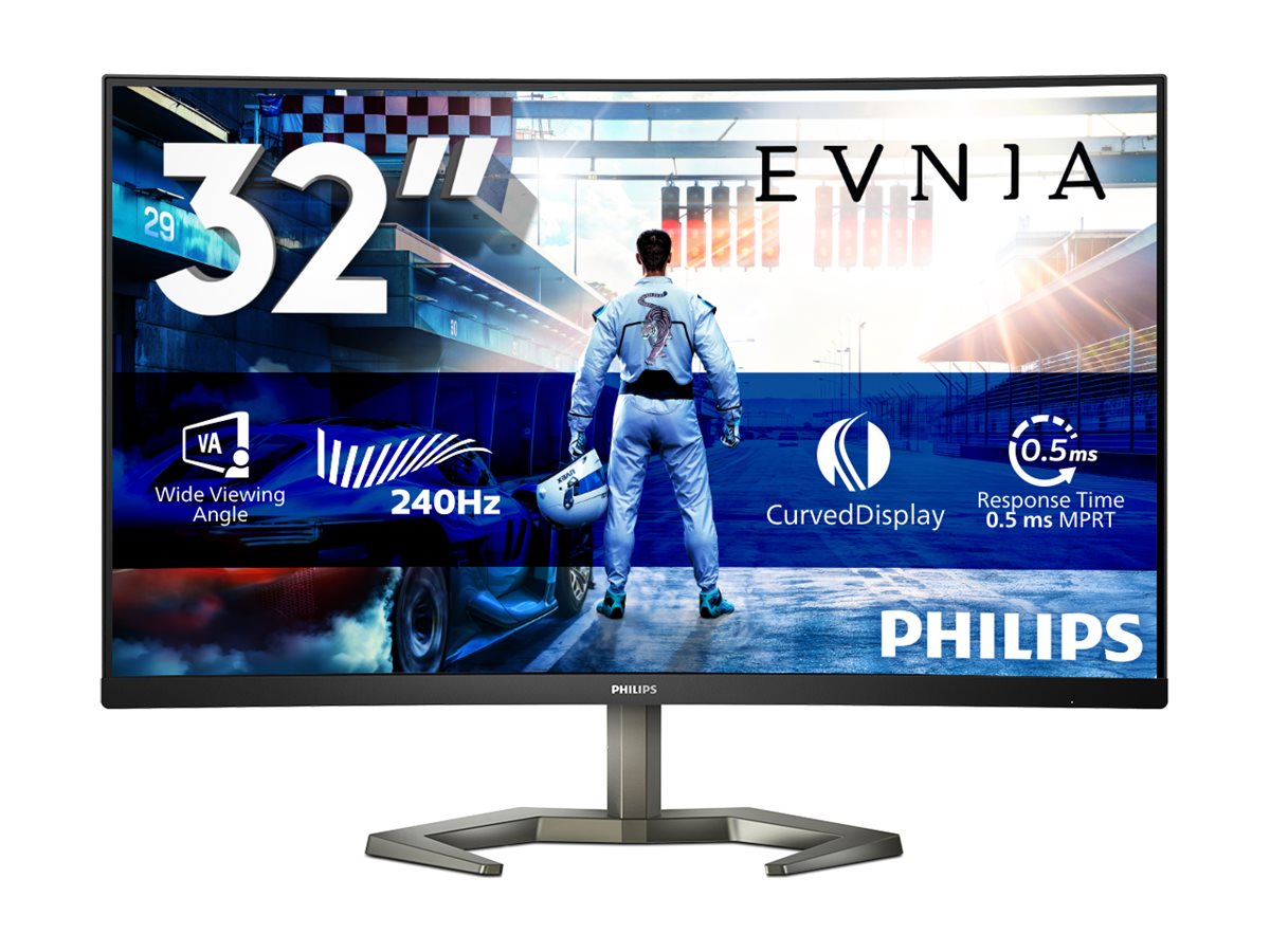 PHILIPS 32M1C5200W/00 31.5p 1920x1080 VA Curved 130mm 240Hz Curved 1ms GtG HAS DP HDMI