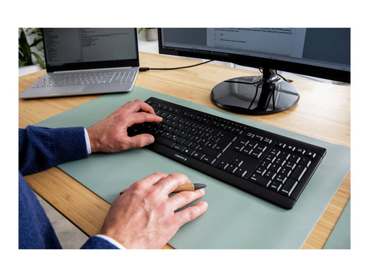 CHERRY Stream Desktop Comfort Wireless Keyboard and Mouse (EU)