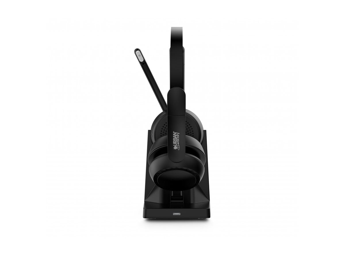 URBAN FACTORY MOVEE Max Bluetooth 5.2 Heasdet With Anc / Enc And Charging Stand