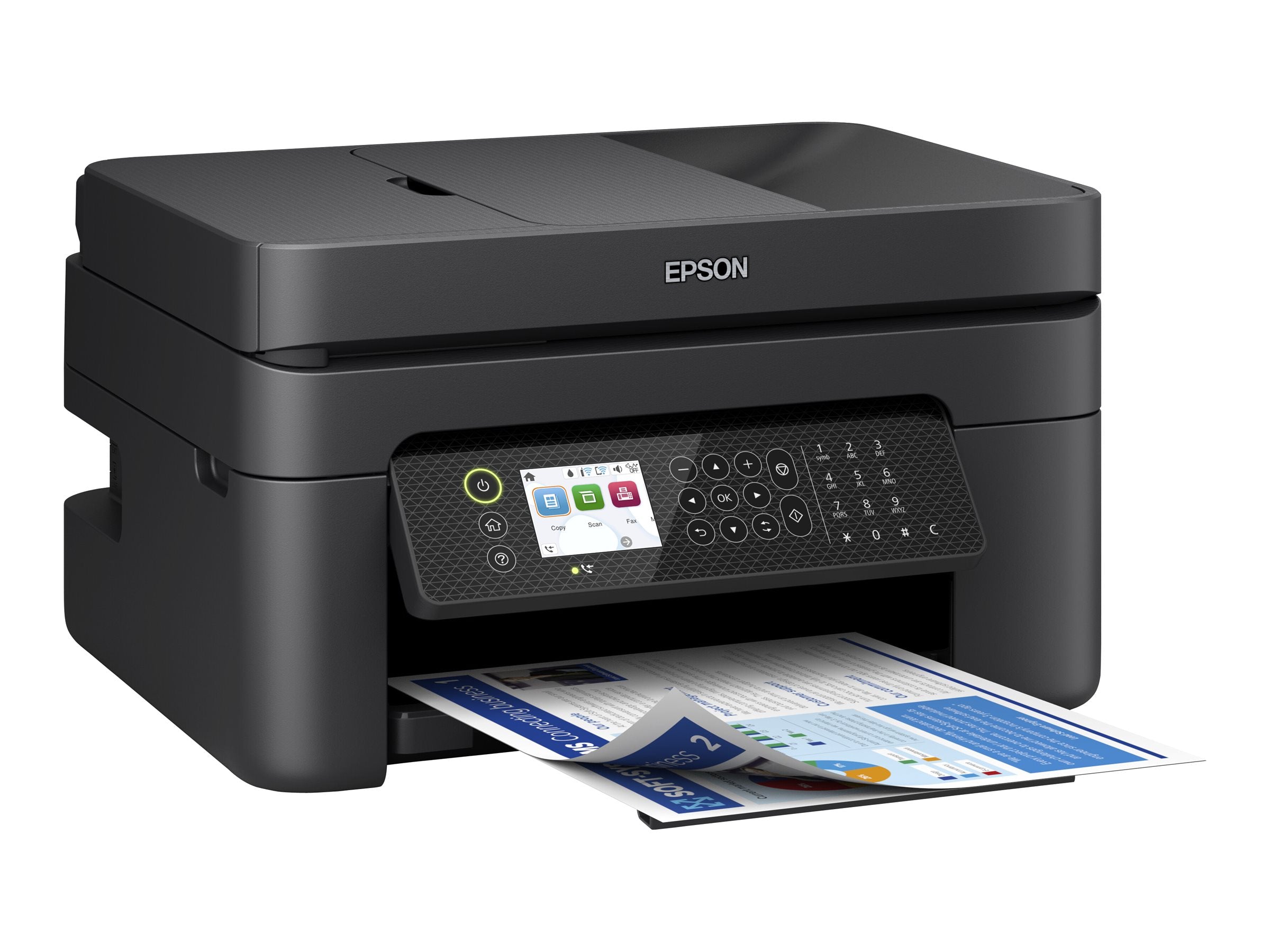 EPSON WorkForce WF-2950DWF MFP colour ink-jet 216x297mm A4 10ppm print 100 sheets USB 2.0 Wi-Fi