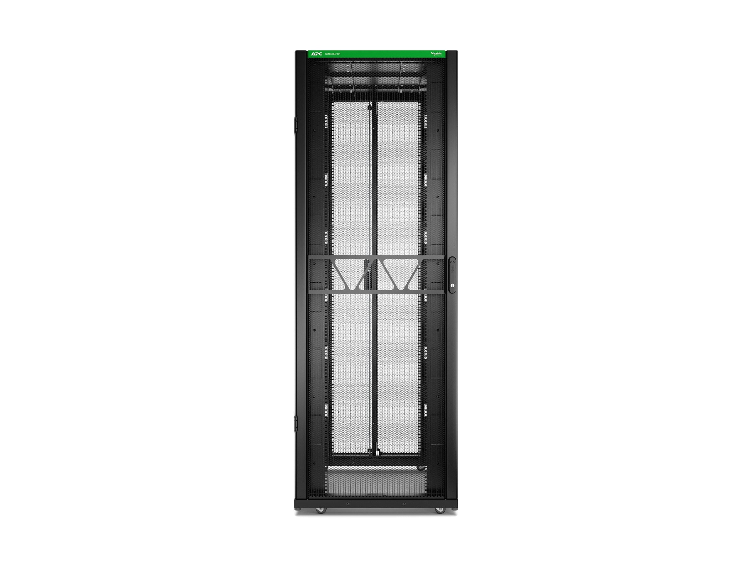 APC NetShelter SX Gen 2 Rack cabinet 2124H x 750W x 1200D mm with sides floor-standing Black 45U 19 TAA Compliant