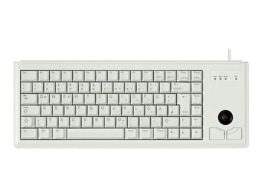 CHERRY Compact Trackball Keyboard 48cm 19.7p USB grey (DE)