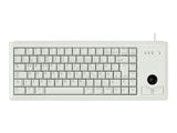 CHERRY Compact Trackball Keyboard 48cm 19.7p USB grey (DE)