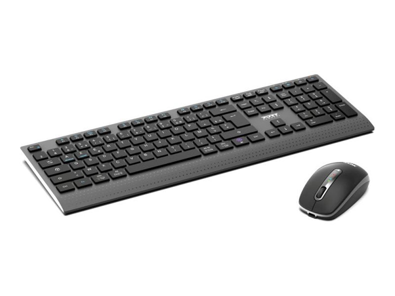PORT DESIGNS Pack Keyboard + Mouse Wireless OPTIMAL RECHARGEABLE-RETAIL (QWI)