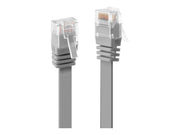 LINDY Cat.6 Flat Patch Cable Grey 0.3m Without Shielding
