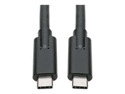 EATON TRIPPLITE USB-C Cable M/M - USB 3.1 Gen 1 5Gbps 5A Rating Thunderbolt 3 Compatible 6ft. 1.83m