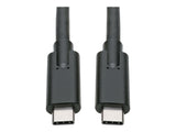 EATON TRIPPLITE USB-C Cable M/M - USB 3.1 Gen 1 5Gbps 5A Rating Thunderbolt 3 Compatible 6ft. 1.83m