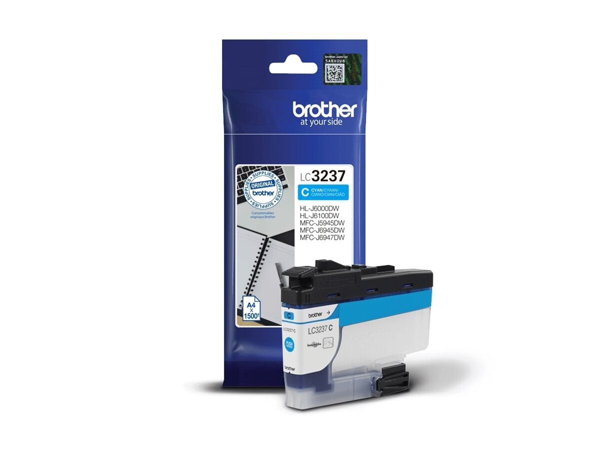 BROTHER LC-3237C Cyan Ink 1500 pages