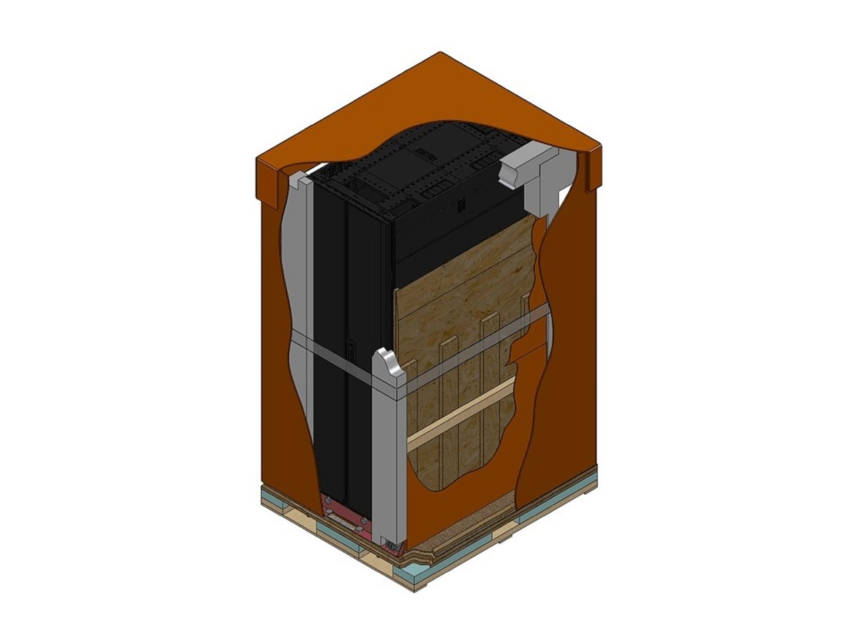 APC NetShelter SX 42U 600mm Wide x 1070mm Deep with Sides Black -2000 lbs. Shock Packaging