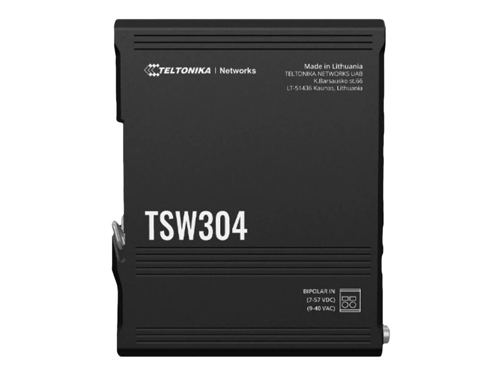 TELTONIKA NETWORKS TSW304 Gigabit ethernet switch with DIN rail