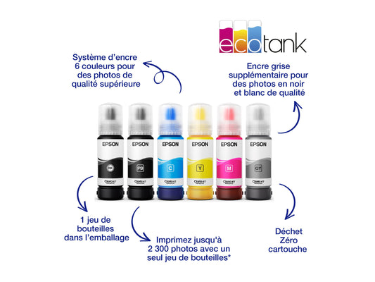 EPSON EcoTank ET-8550 MFP colour inkjet refillable A3 16ppm Print USB LAN Wi-Fi Black