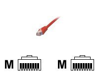 MCL - Cordon de brassage RJ45 CAT 6 U/UTP - 50cm Rouge