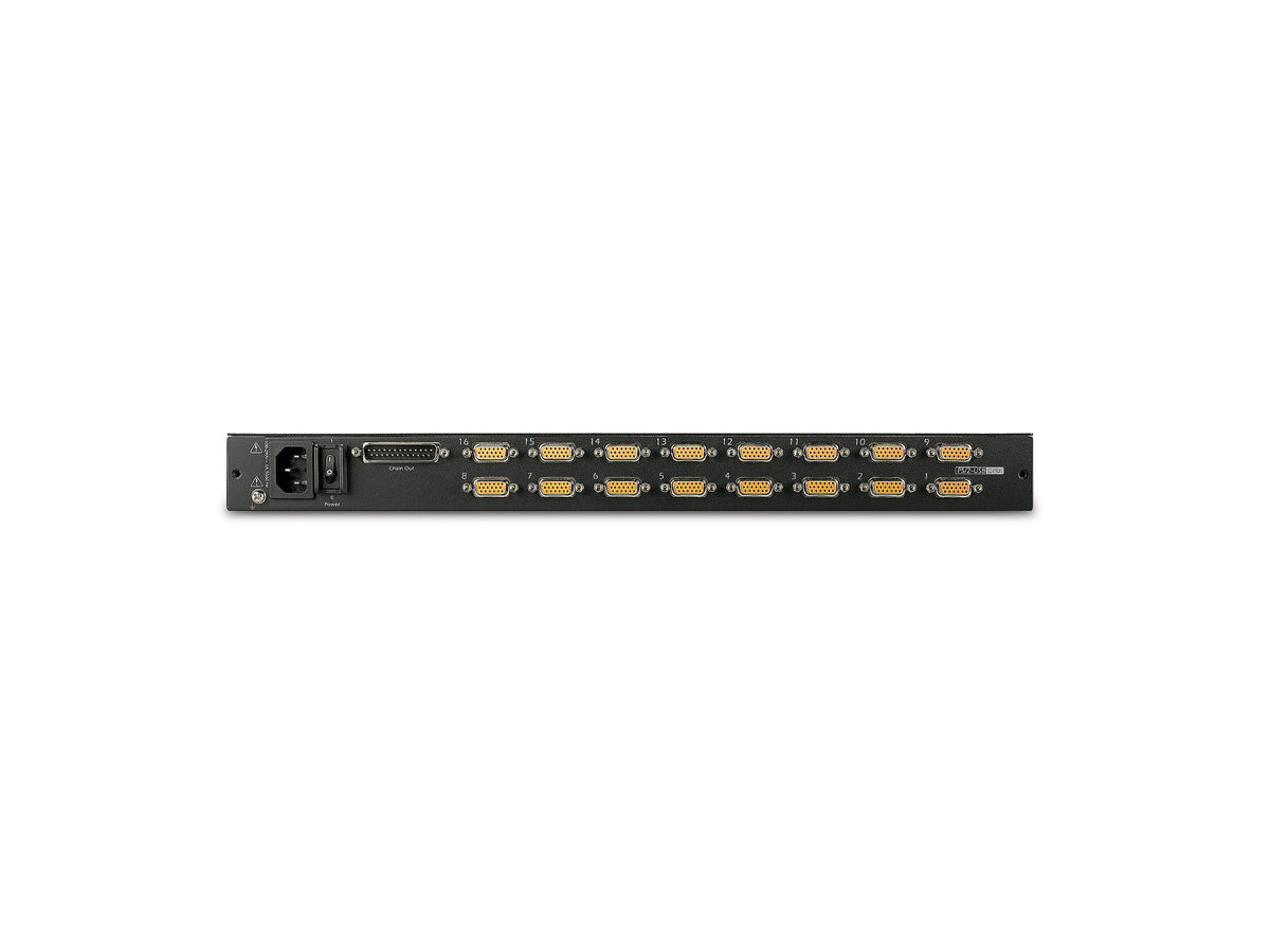 APC 17p Rack LCD Console with Integrated 16 Port Analog KVM Switch