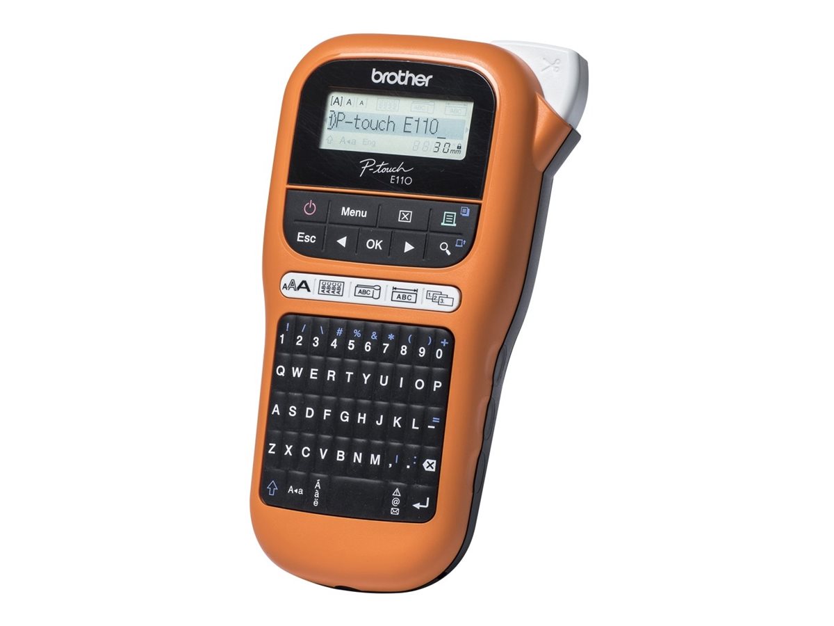 BROTHER PT-E110 Etiqueteuse portable pour les electriciens