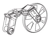 BROTHER MC-FA1WH Textil-Bandkassette white