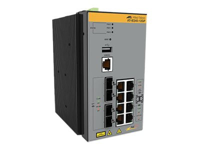 ALLIED L3 Industrial Ethernet Switch 8x 10/100/1000-T PoE+ 4x SFP Ports