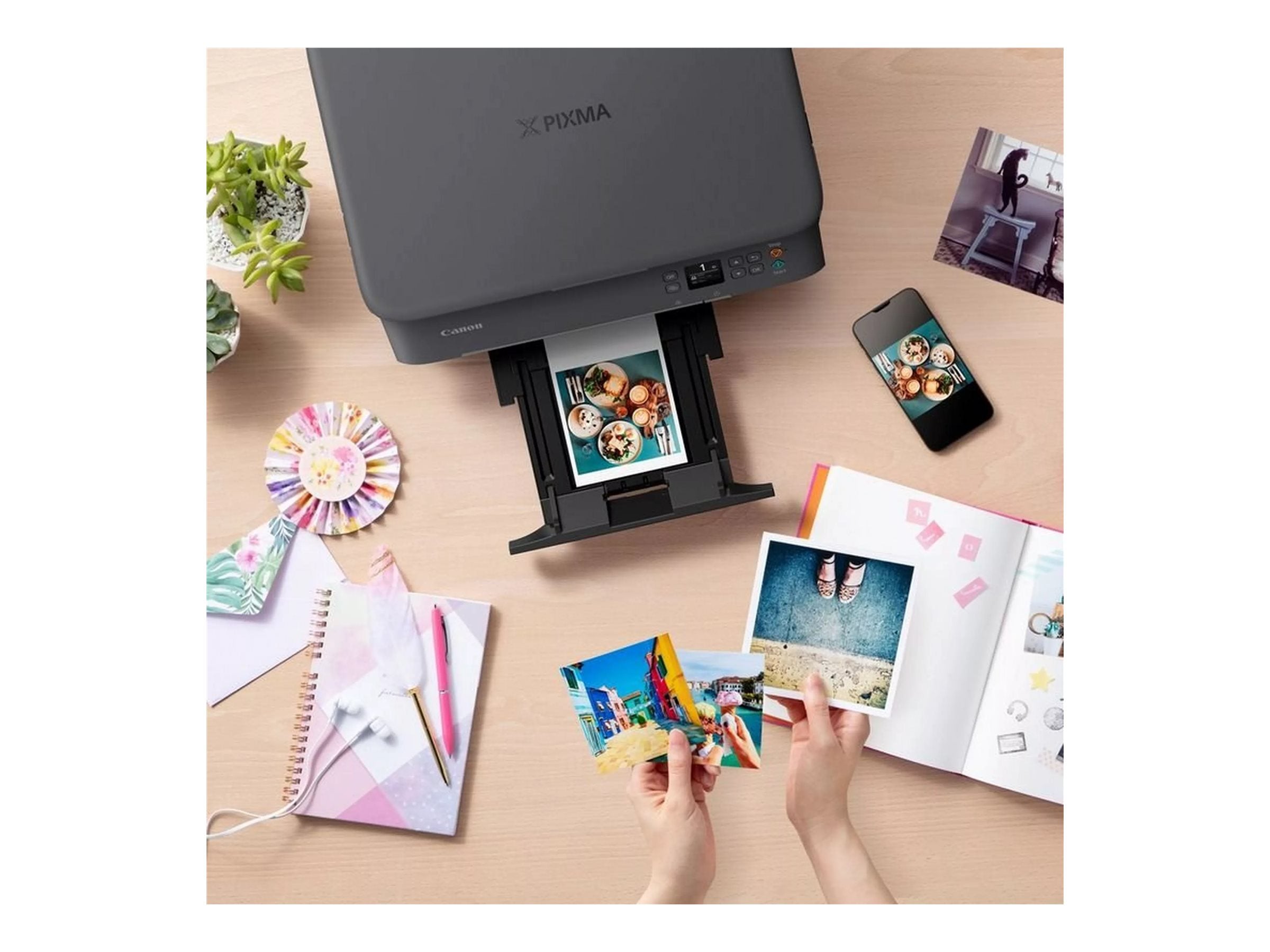 CANON PIXMA TS5350i MFP colour inkjet A4 13ipm Print 200sheets USB Wi-Fi Black (P)
