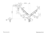 NEOMOUNTS DS70-810BL2 Support décran à fixer 17-32p - ressort à gaz - économie despace - arrêt 180