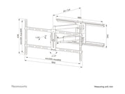 NEOMOUNTS WL40-550BL18 Support pour Ã©cran mural 43-75p - orientable - installation facile