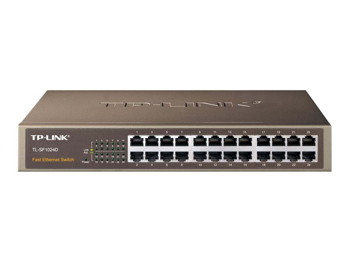 24 p 10/100M Switch 13 inch rack-mount