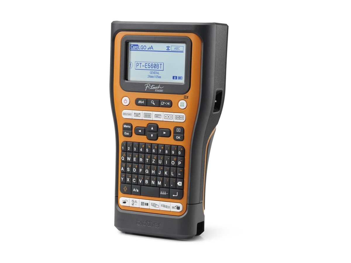 BROTHER Bluetooth connectable electrician labeller Ribbon 24mm max QWERTY keyboard delivered with case