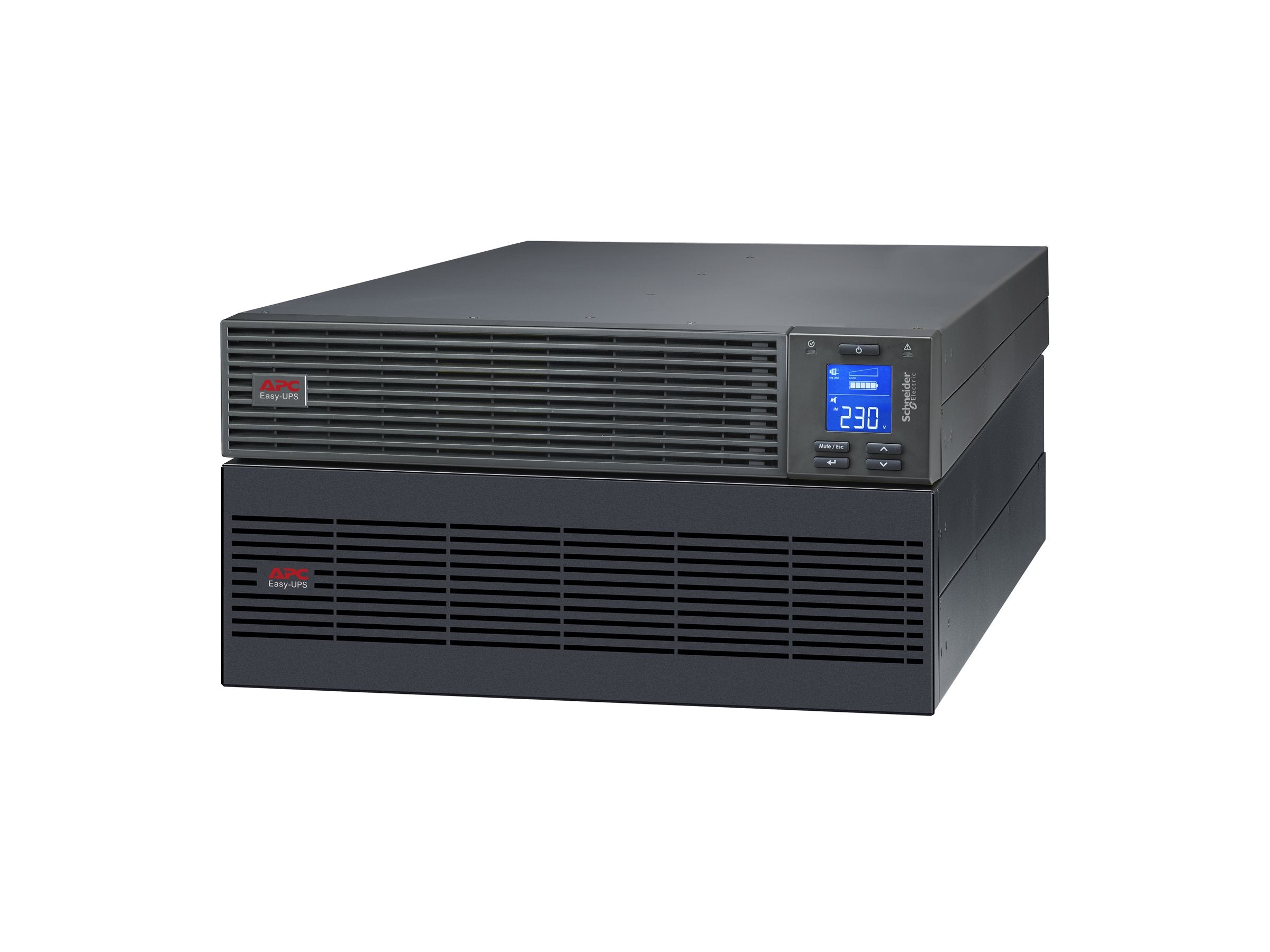 APC Easy UPS SRV SRV6KRILRK UPS Rack AC 220-240V 6000Watt 6000VA 1-phase USB RS-232 oc 1 2U with Rail Kit External Battery Pack