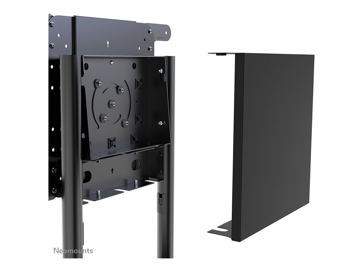 NEOMOUNTS NS-M1250BLACK Support au sol pour écran 37-70p - rotatif - étagère multimédia incluse