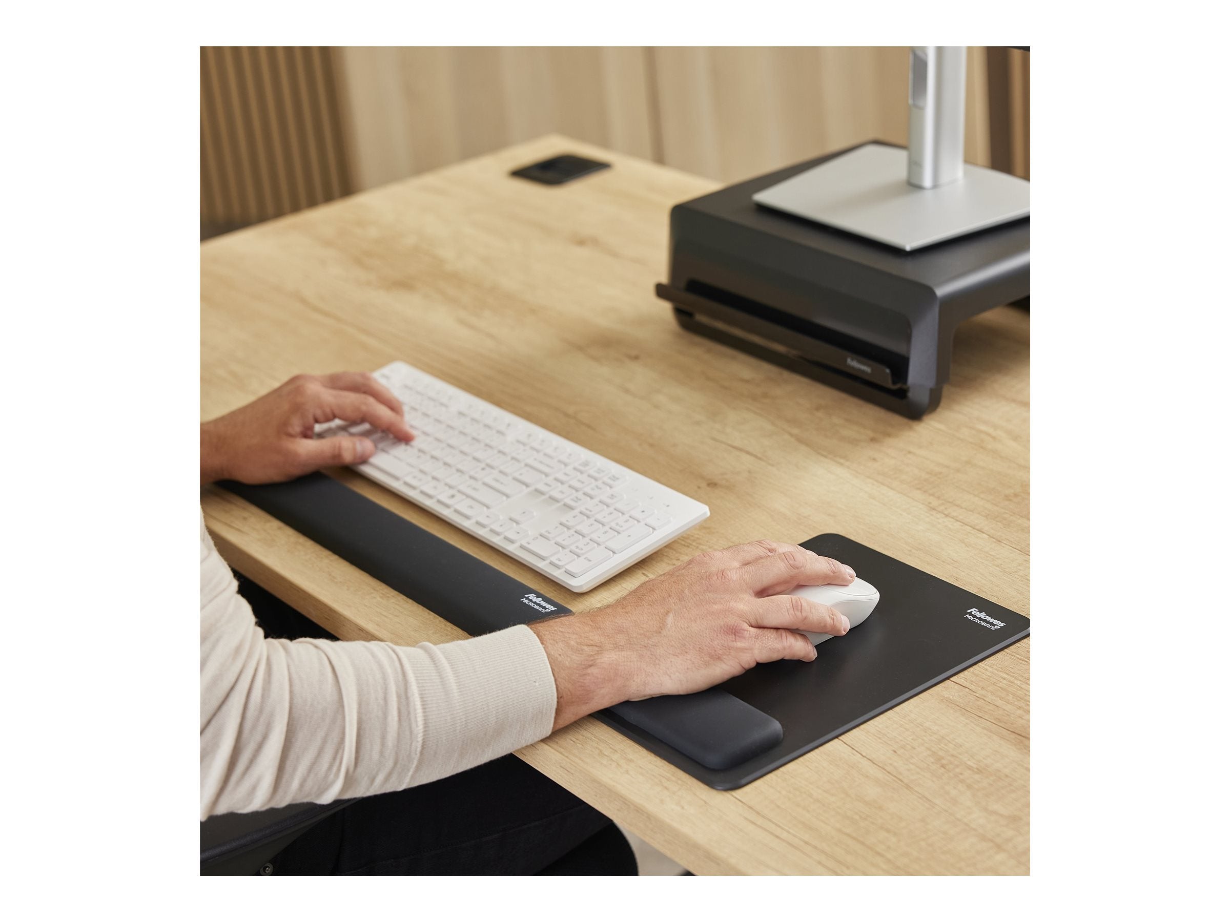 FELLOWES Repose-poignets clavier Breyta - Noir