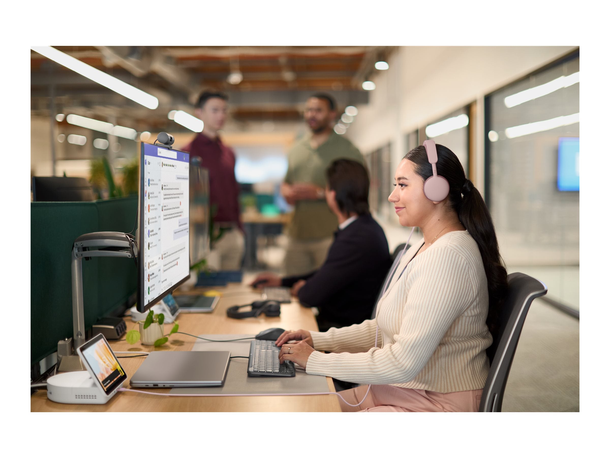 LOGITECH Zone Wired 2 for Business - ROSE