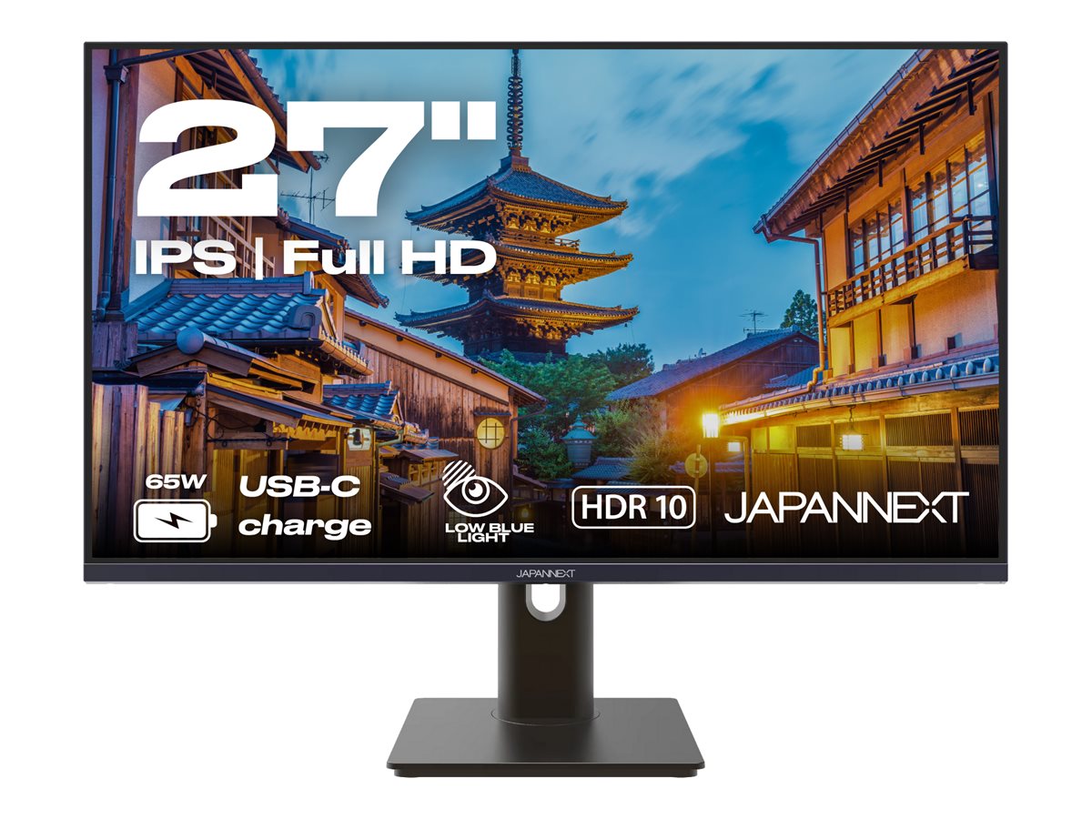 JAPANNEXT JNIPS270WQHD75FC65WHSPW Ecran LED 27 WQHD(2560x1440)75Hz  IPS  400 cd