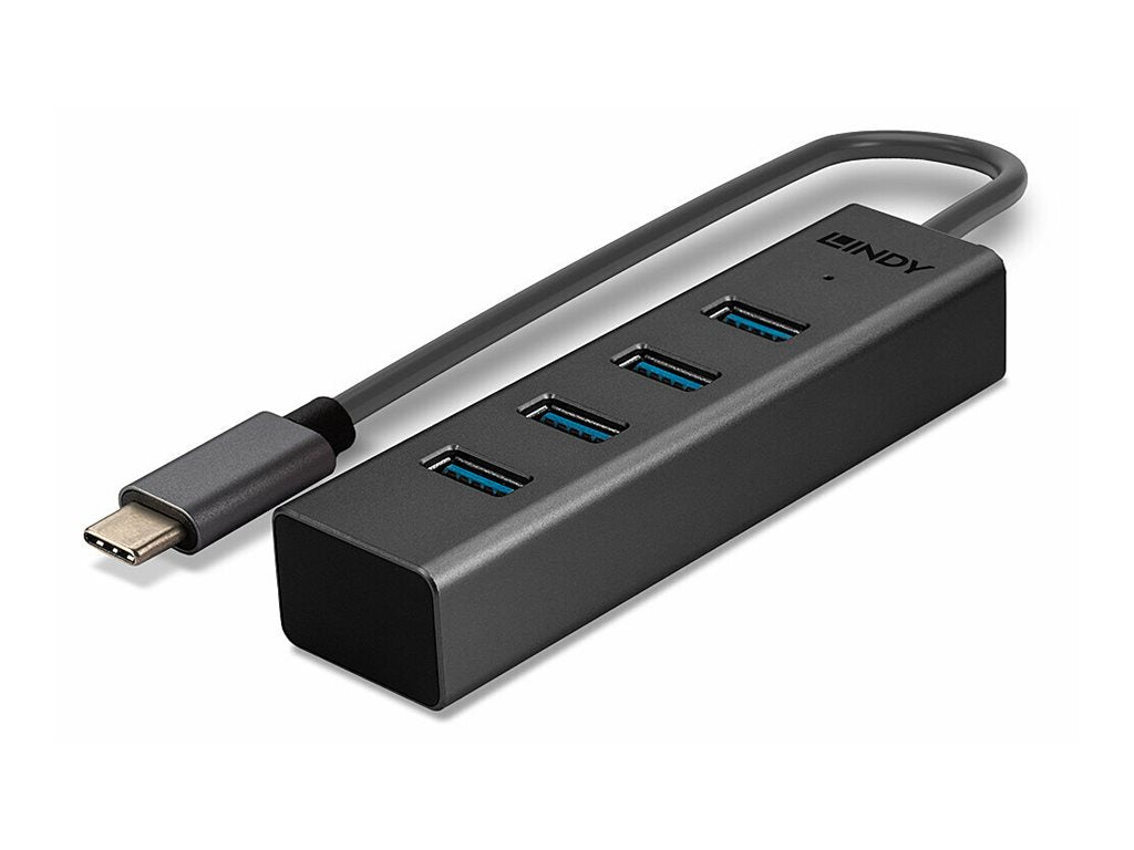 LINDY 4 Port USB 3.2 Type C Hub