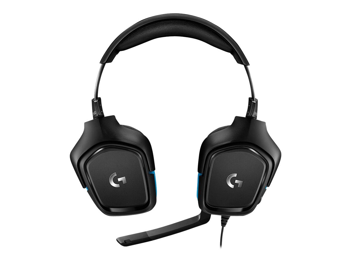LOGITECH Gaming Headset G432 Headset 7.1 channel full size wired USB 3.5 mm jack black