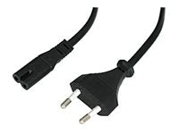 LINDY Mains Cable with Euro Connector 3m