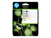 HP 912 CMYK Original Ink Cartridge 4-Pack