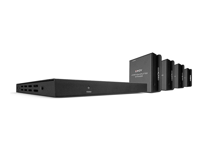 LINDY Kit Extender Splitter 4 Ports HDMI & IR avec Loop Out Cat.6 50m
