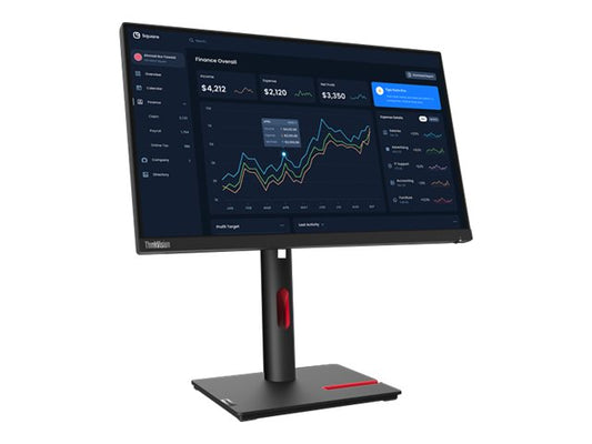 LENOVO ThinkVision T23i-30 23p FHD Monitor HDMI DP VGA 4xUSB-A