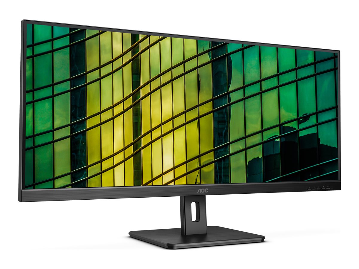 AOC U34E2M Écran LED - 34p - 3440 x 1440 WQHD 100 Hz - VA - 300 cd/m² - 4000:1 - 4 ms - 2xHDMI, DisplayPort - noir