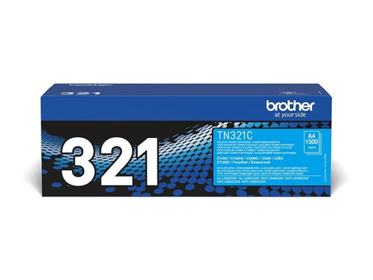 BROTHER TN-321C cartouche de toner cyan capacité standard 1.500 pages pack de 1