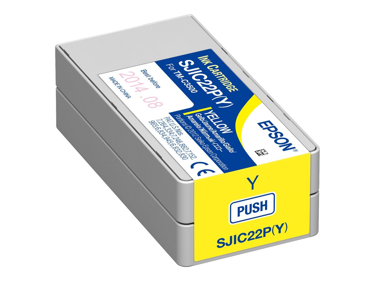 EPSON 2LB SJIC22P Y ink cartridge yellow standard capacity 32.5ml 1-pack
