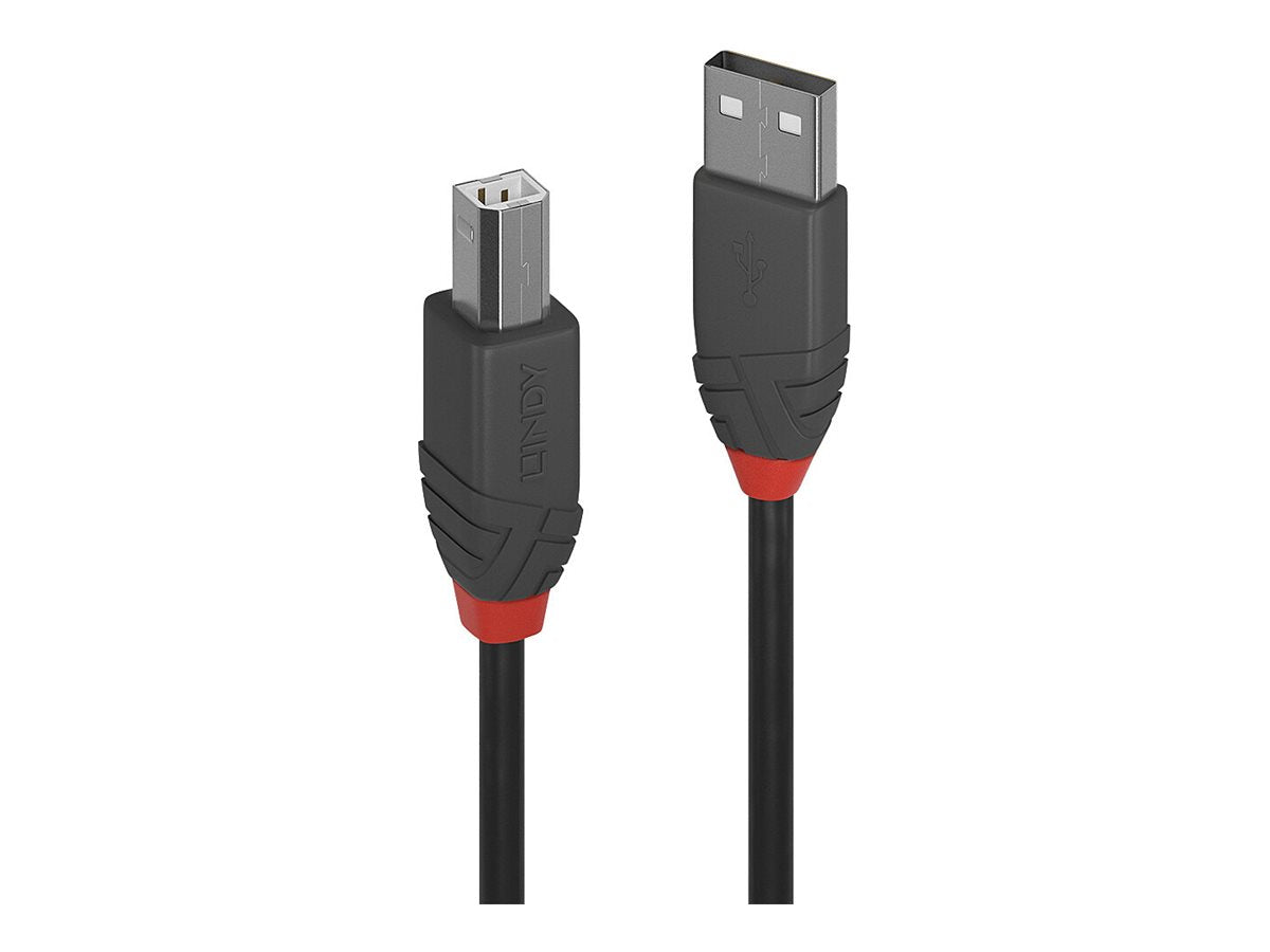 LINDY Câble USB 2.0 type A vers B Anthra Line 5m