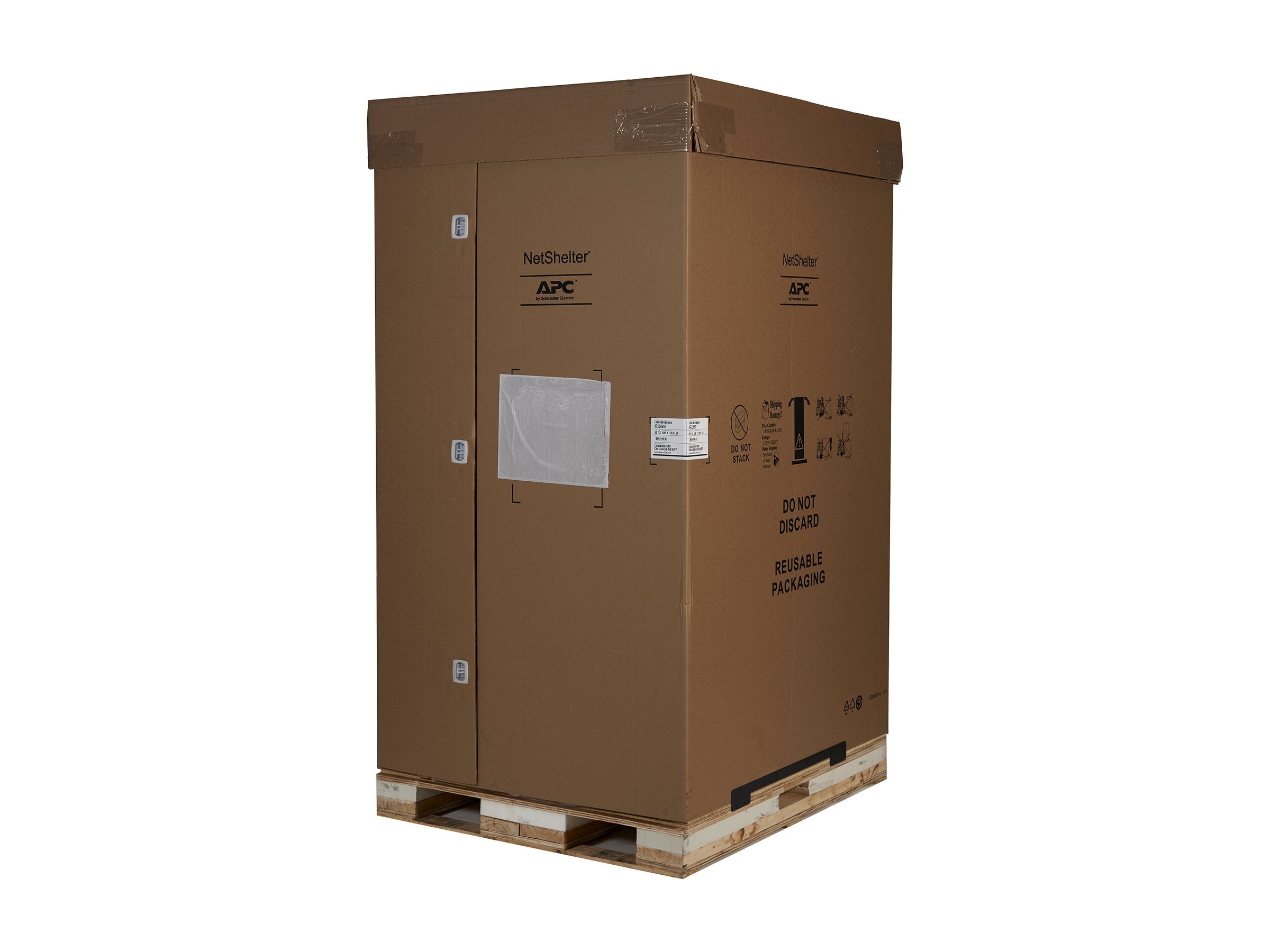 APC NetShelter SX 42U 600mm Wide x 1070mm Deep with Sides Black -2000 lbs. Shock Packaging