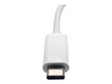 EATON TRIPPLITE USB-C Multiport Adapter - HDMI USB 3.0 Port GbE 60W PD Charging HDCP White