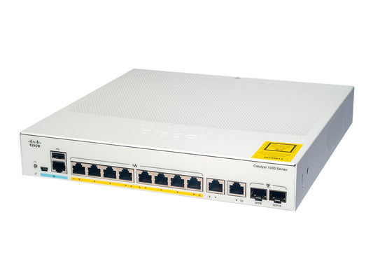 CISCO CATALYST 1000 8PORT GE POE EXT PS 2X1G SFP